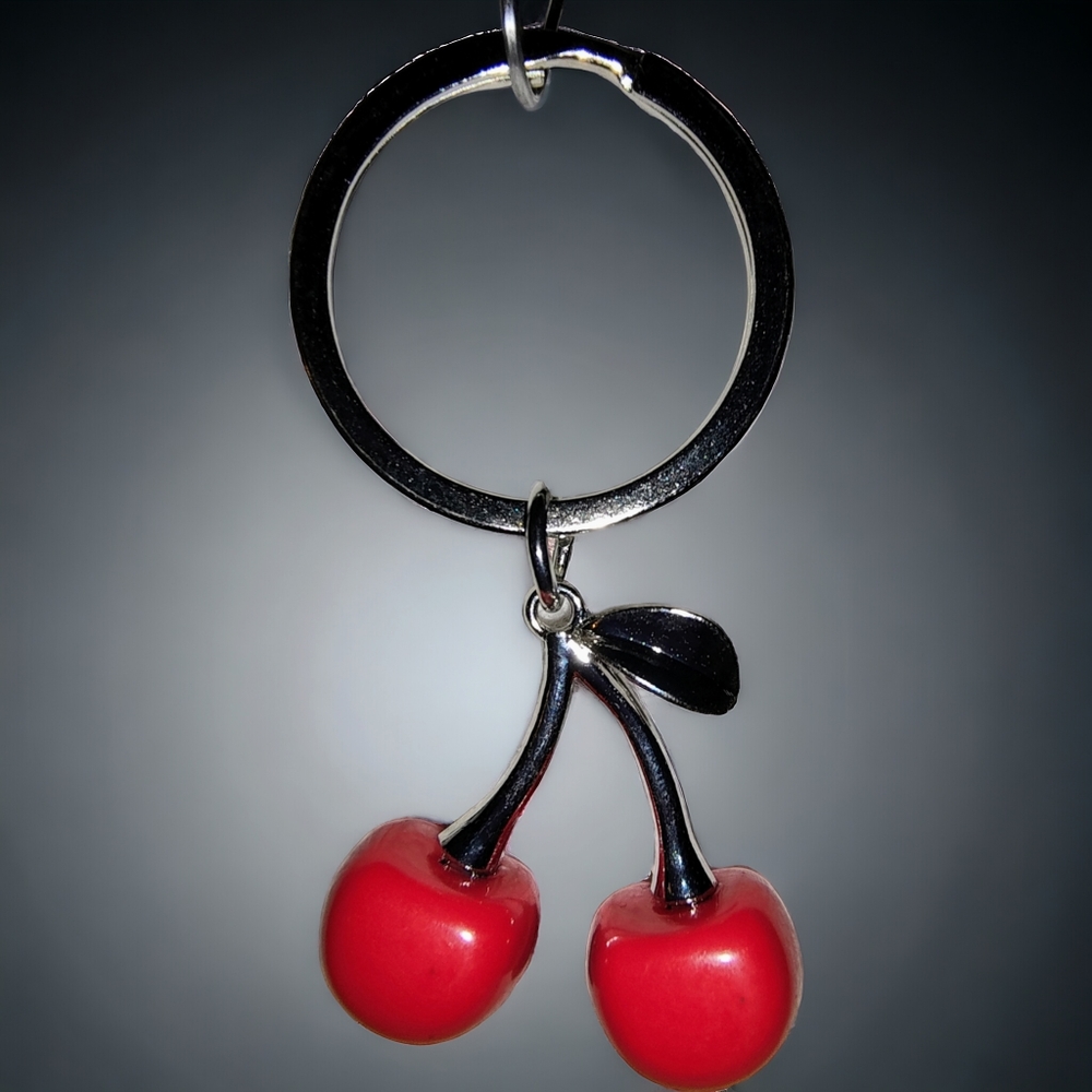 🍒 Cherry PURSE CHARM/KEYCHAIN | FREE w/ any BUNDLE or $4